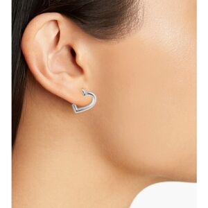 kate spade Silver Heart Earrings